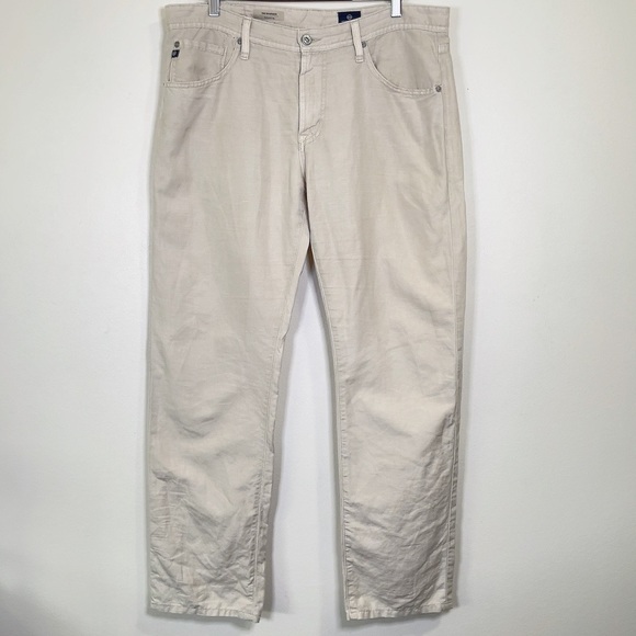 AG ADRIANO GOLDSCHMIED | THE GRADUATE LINEN BLEND PANT - Picture 7 of 16